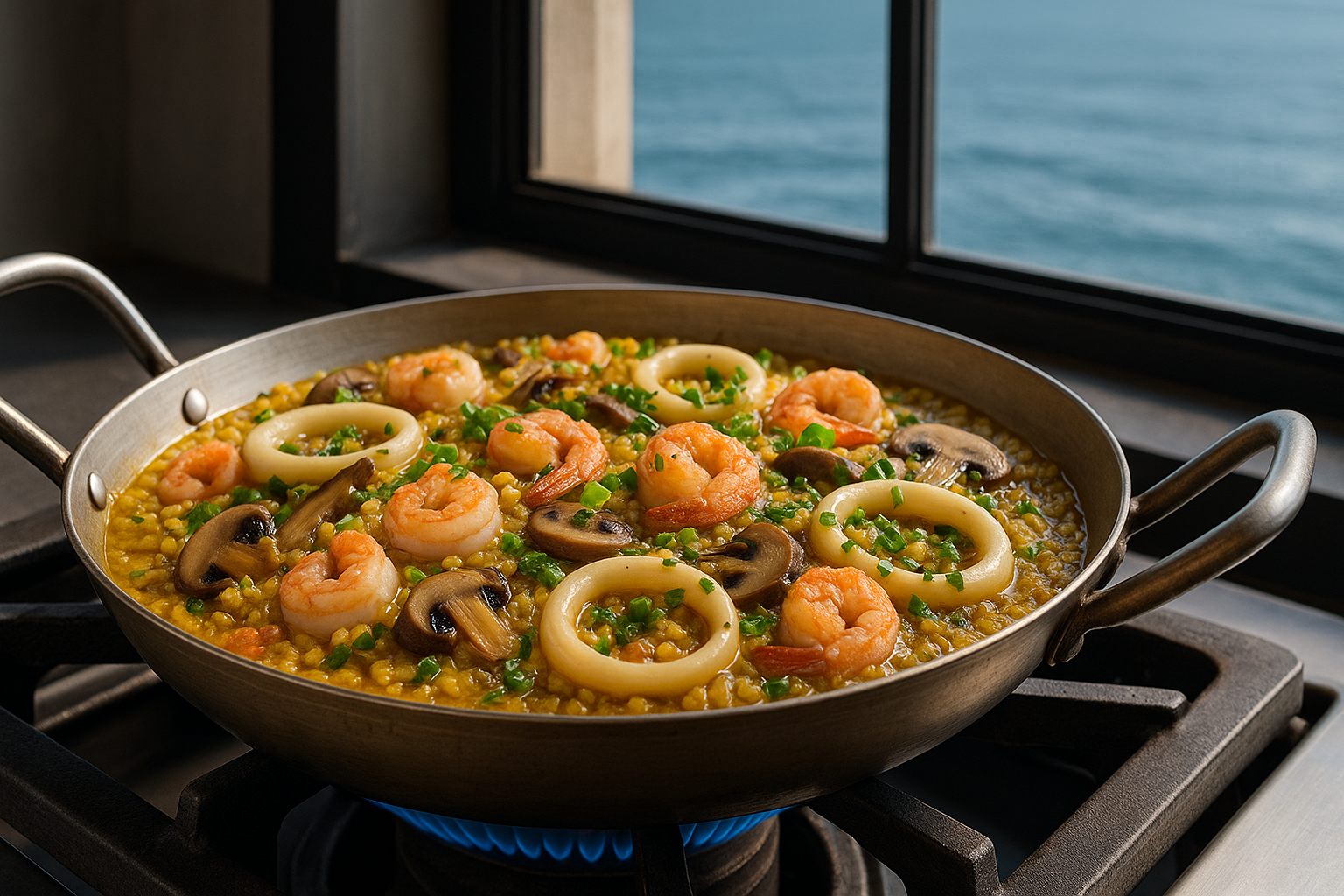 Risoto frutos do mar